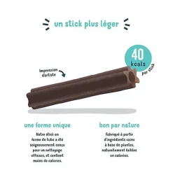 Edgard & Cooper - Sticks à Mâcher Dental Naturel à l'Eucalyptus et Pomme Fraîche pour Chien L