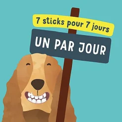 Edgard & Cooper - Sticks à Mâcher Dental Naturel à l'Eucalyptus et Pomme Fraîche pour Chien L