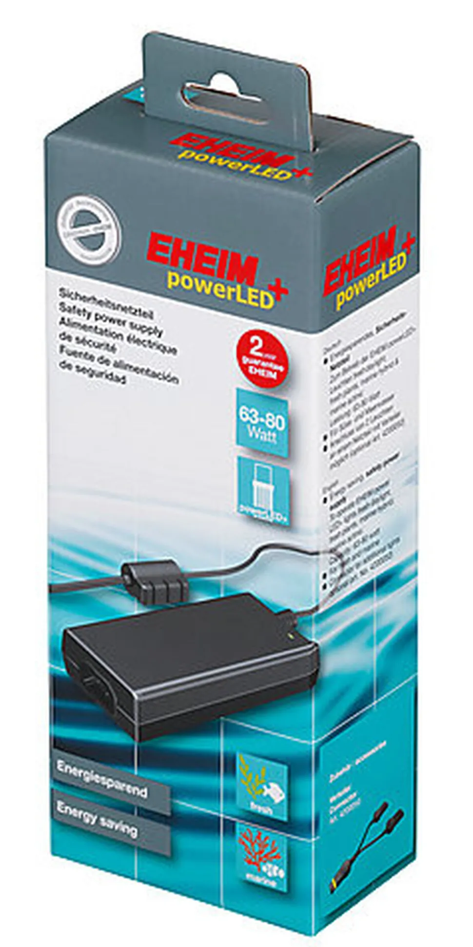 Eheim - Alimentation Electrique de Sécurité PowerLED+ pour Aquarium - 80W