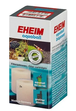 Eheim - Cartouche Filtrante pour Filtre d'Aquarium Aquaball et Biopower - x2