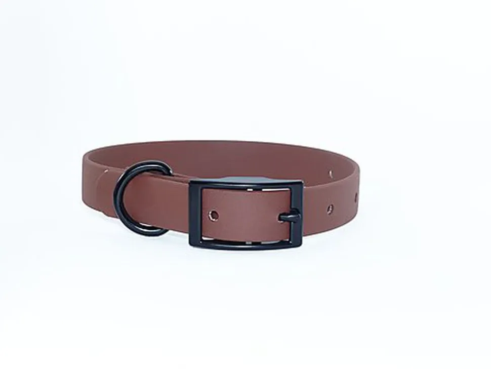 eKys - Collier Biothane pour Chien Marron