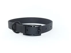 eKys - Collier Biothane pour Chien Noir