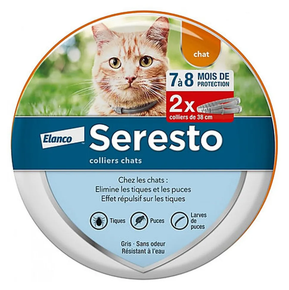 ELANCO - Collier Seresto pour Chats - x2