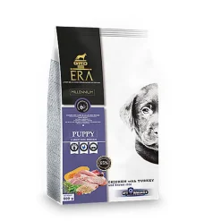Era - Croquettes Millennium Poulet et Dinde Chiots de Grandes Races - 500g
