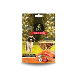 Era - Friandises Jerky Bites Saumon avec Moules pour Chiens - 90g