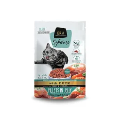 Era - Pâtée Sybarite au Canard Carotte et Romarin pour Chats Stérilisés -  85g