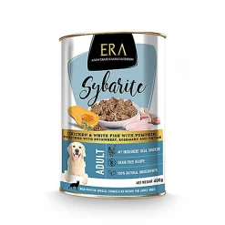 Era - Pâtée Sybarite Poulet Poissons et Citrouille pour Chiens - 400g