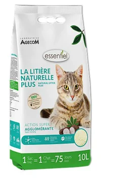 Essentiel - Litière naturelle plus - 10L