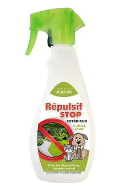 Essentiel - Répulsif Extérieur STOP en Spray pour Chien et Chat - 500ml