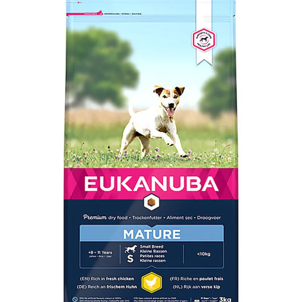 Eukanuba - Croquettes Chien Mature Pour Petite Race Poulet - 3 Kg
