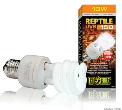 Exo Terra - Ampoule UVB 150 Fluocompact pour Terrarium Reptile - 13W