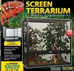 Exo Terra - Terrarium  Screen L pour Reptiles - 90x45x90cm