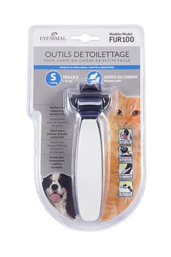 Eyenimal - Brosse Fur100 Anti-Mue pour Chien et Chat