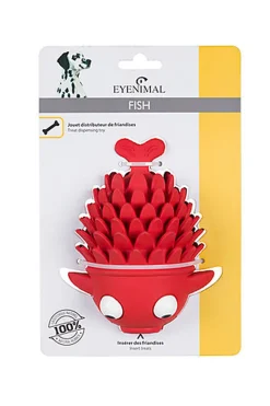 Eyenimal - Jouet FISH Distributeur de Friandises pour Chiens - 13,9cm