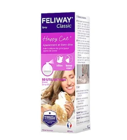Feliway Classic - Spray Anti-Stress Voyage pour Chat - 60ml
