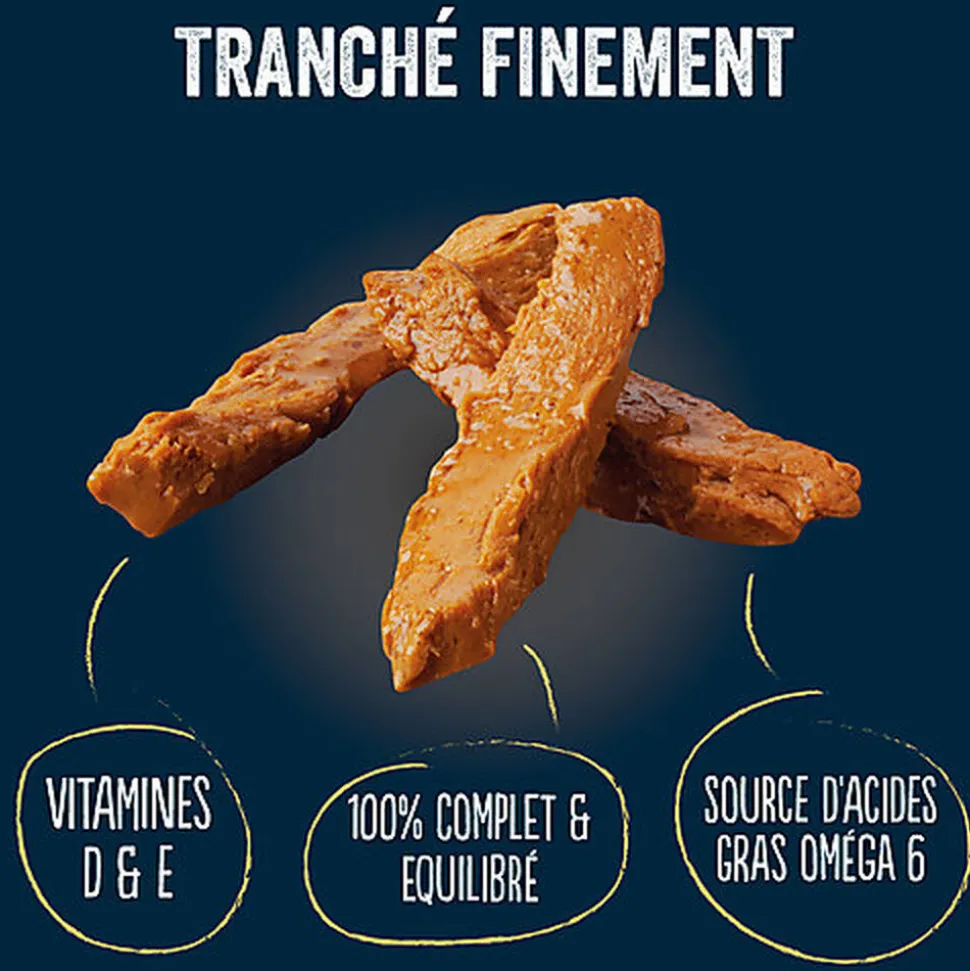 FELIX - Pochons Succulent Grill Selection de la Campagne à la Viande en Sauce pour chats adultes - 12X80g