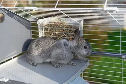 Ferplast - Cage Barn Double 100 pour Lapins - Blanc