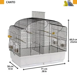 Ferplast - Cage Canto pour Oiseaux