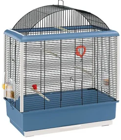 Ferplast - Cage Palladio 4 pour Oiseaux Exotiques - Bleu