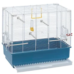 Ferplast - Cage Piano 4 pour Oiseaux - Bleu