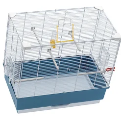 Ferplast - Cage Piano 4 pour Oiseaux - Bleu