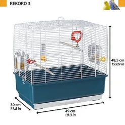 Ferplast - Cage Rekord 3 pour Oiseaux Exotiques
