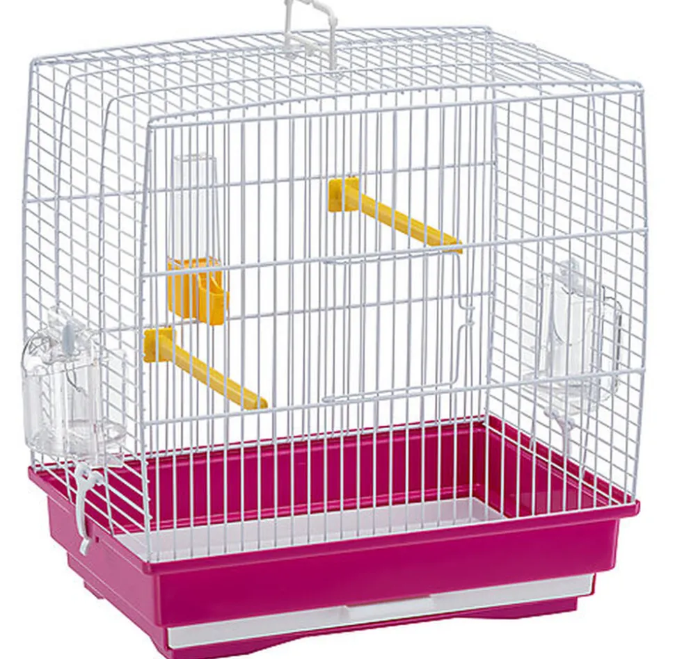 Ferplast - Cage Rekord 1 pour Oiseaux Exotiques - Fuchsia