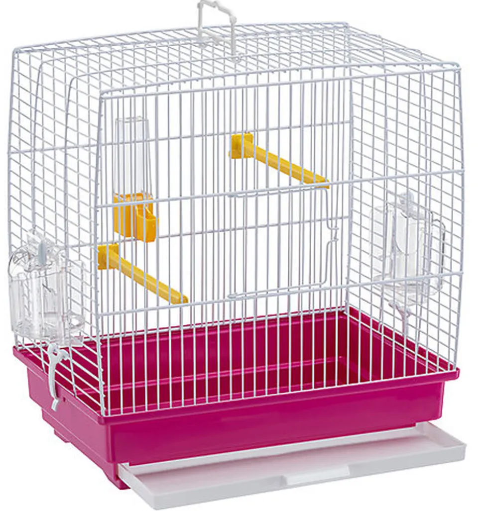 Ferplast - Cage Rekord 1 pour Oiseaux Exotiques - Fuchsia