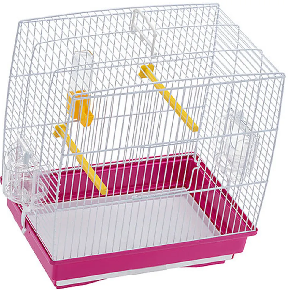 Ferplast - Cage Rekord 1 pour Oiseaux Exotiques - Fuchsia