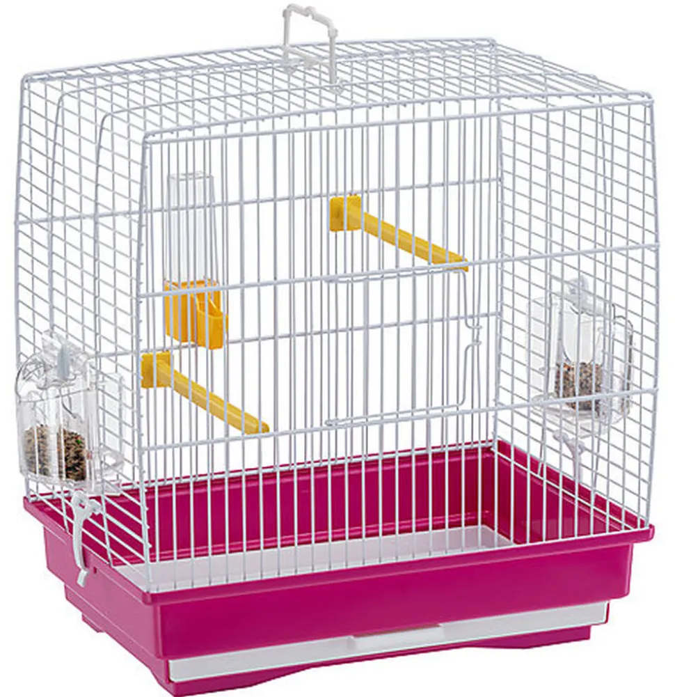 Ferplast - Cage Rekord 1 pour Oiseaux Exotiques - Fuchsia