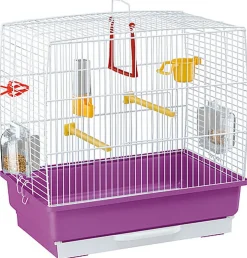 Ferplast - Cage Rekord 2 pour Oiseaux Exotiques - Bleu