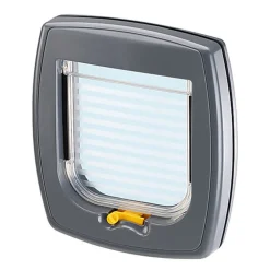 Ferplast - Chatière Swing 1 pour Chats - Gris