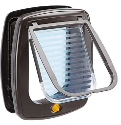 Ferplast - Chatière Swing 9 Set pour Chats - Marron