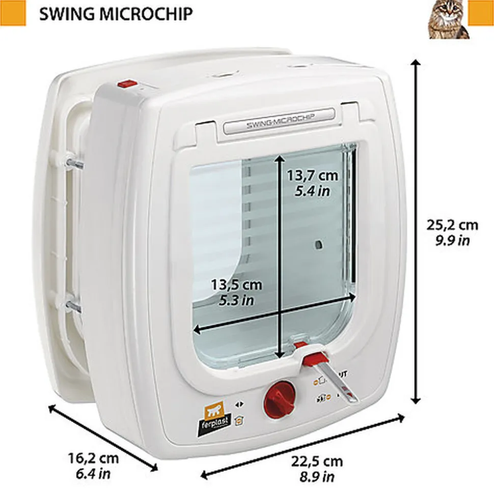 Ferplast - Chatière Swing Microchip