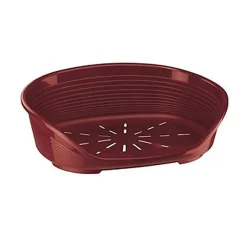 Ferplast - Corbeille Siesta Deluxe en Plastique Bordeaux - 8