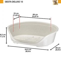 Ferplast - Corbeille Siesta Deluxe en Plastique