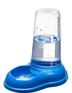 Ferplast - Distributeur Azimut 600 Eau / Nourriture pour Chiens - Bleu