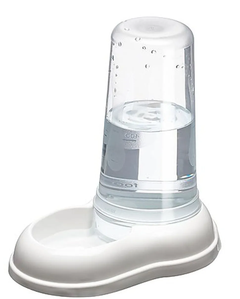 Ferplast - Distributeur Azimut 600 Eau / Nourriture pour Chiens - Blanc