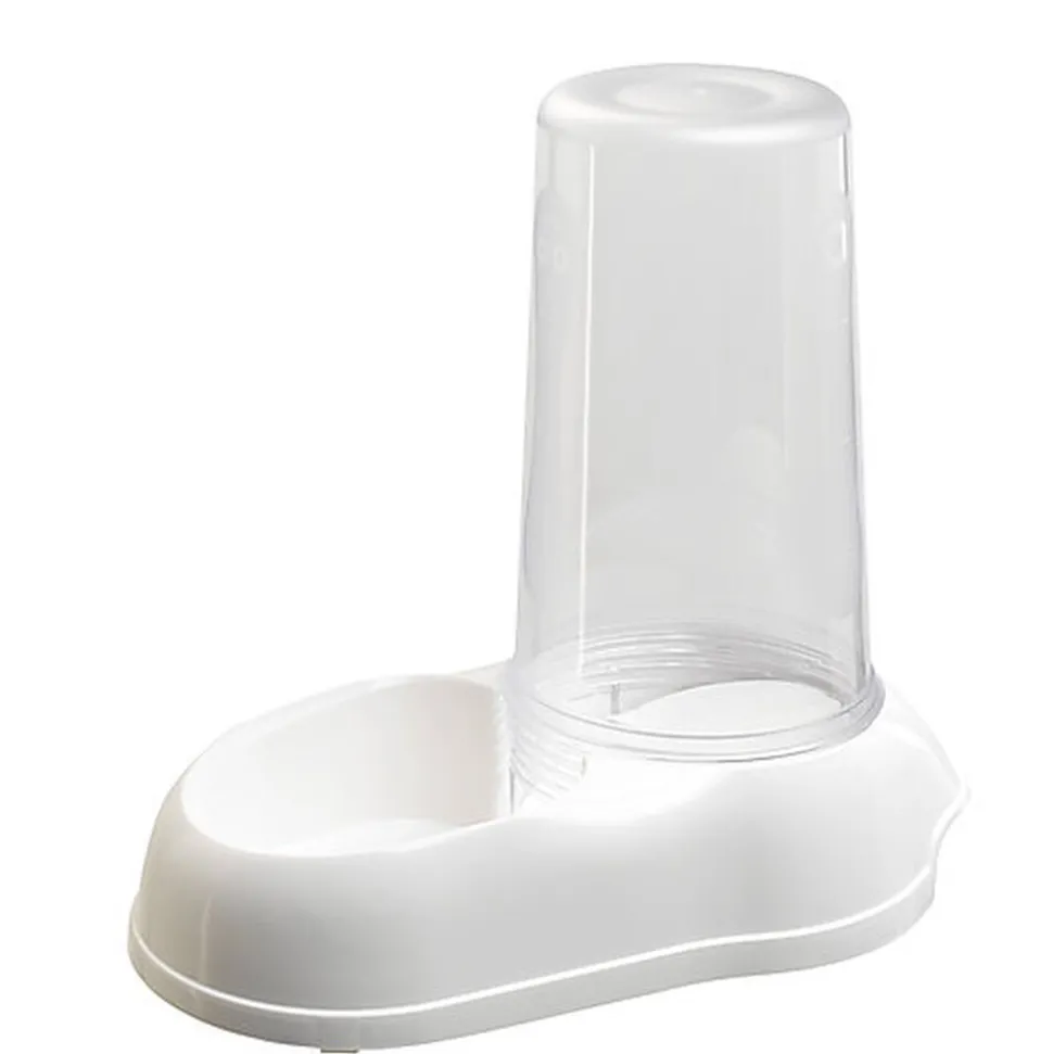 Ferplast - Distributeur Azimut 5500 Eau / Nourriture pour Chiens - Blanc