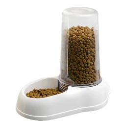 Ferplast - Distributeur Azimut 5500 Eau / Nourriture pour Chiens - Blanc