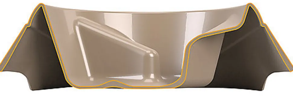 Ferplast - Ecuelle Anti-glouton Magnus Slow Gris - L