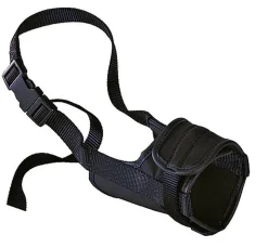 Ferplast - Muselière en Nylon Noir Safe XL - 24-34cm