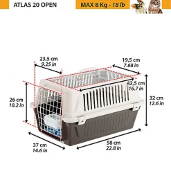 Ferplast - Panier de Transport Atlas 20 Open