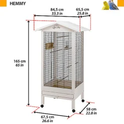 Ferplast - Volière Hemmy pour Canaris et Oiseaux Exotiques