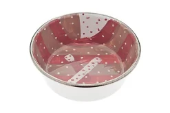 Ferribiella - Bol Artista Inox Rose pour Chiens
