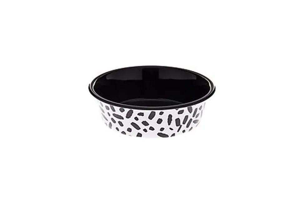 Ferribiella - Bol Pattern Noir pour Chiens