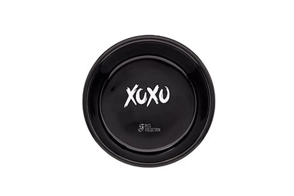 Ferribiella - Bol Pattern Noir pour Chiens