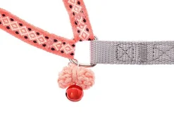 Ferribiella - Ensemble Laisse + Harnais Réglable Gris pour Chats