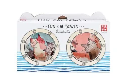 Ferribiella - Etui 2 Bols Aquarelle pour Chats - 390mlx2