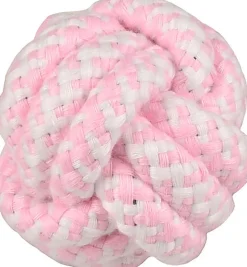 Flamingo - Balle Tressée Small Dog Ivar Rose pour Chiens - 6cm